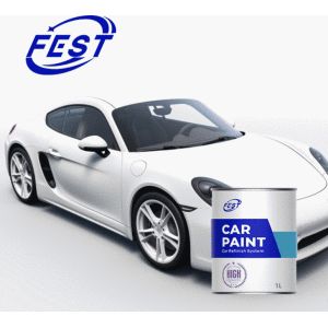 Automotive Body Coating Car Paint 1K White Solid Color Metallic PU Topcoat /