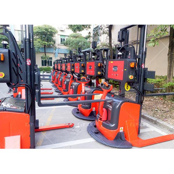 45m/Min Laser Guided AGV , Autonomous Material Handling Forklift With Lithium