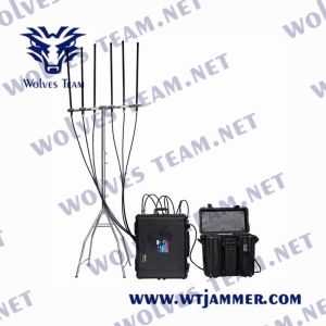 4 Bands Drone Gps Signal Jammer Rf 800/900 Mhz 3000 Meters Wifi2.4g/5.8g