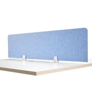 100% Polyester Fiber Desk Acoustic Screens Reduce Noise Visual Distractions