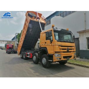 China 12 Wheel 371HP SINOTRUK HOWO 25 Cubic Meter Truck For Ghana on sale