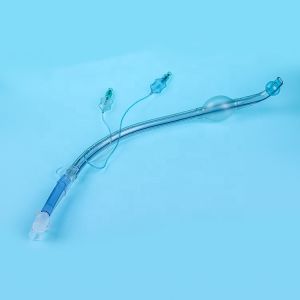 Bronchial Cannual PVC Low Pressure Cuffed Tracheostomy Tube Double Lumen