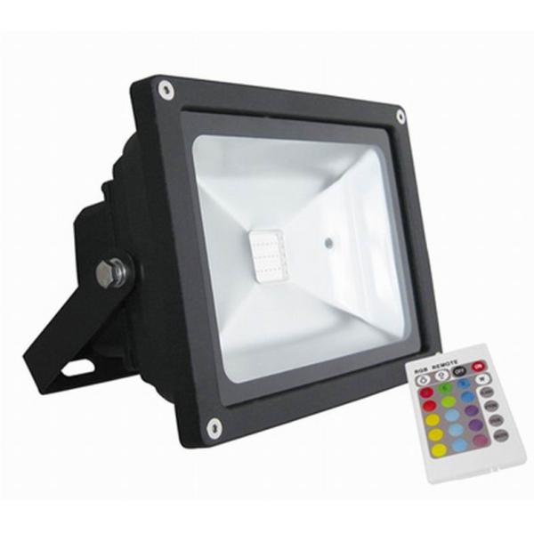 IP65 50 Watt 3850Lm Waterproof LED Flood Light Bridgelux Chip RGB Die Casing