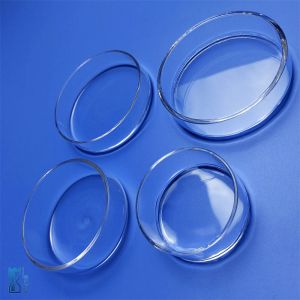 Factory Custom Lab Round Transparent Corrosion Resistant Quartz Glass Petri Dish