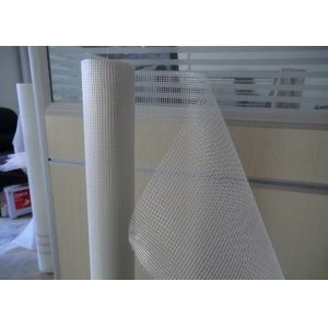 PVC Coated 16 * 18 Fiberglass Window Mesh Screen , Indoor Mosquito Resistance