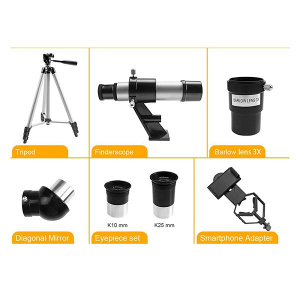 Focal Length 400mm Astronomical Refracting Telescope CE OPTO-EDU
