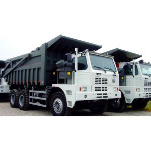 HOWO 70tons Off road Mining Dump Truck Tipper 6 by 4 driving model 371hp with