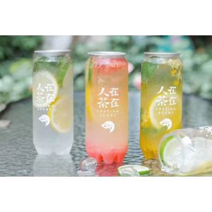 Customized PET Coffee Juice 350ml Plastic Beverage Bottles