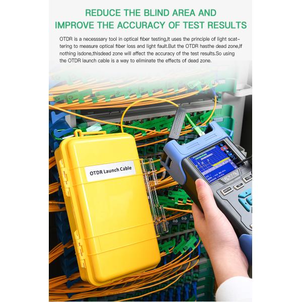 FONGKO SC/APC-SC/APC Fiber Optic Cable Extension Line SM 150M 300M 500M 1KM 2KM OTDR test Extension Cord OTDR Launch Cable Box