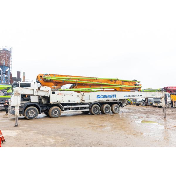 Factroy Delivery Zoomlion Used Concrete Boom Pump 63m