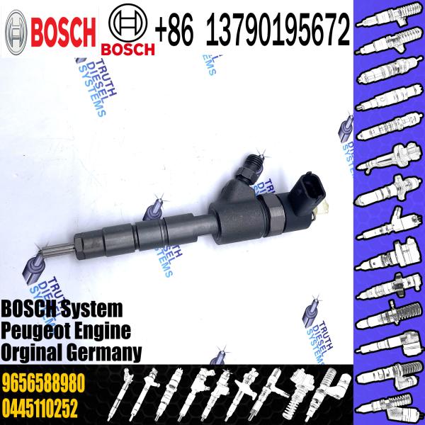 Fuel Injector 0445 110 252 0445110252 0986435143 Diesel Injection 1980K2 96565889 9656588980 0 445 110 252