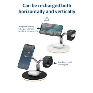 3 In 1 Fast Magnetic Wireless Charger Multifunctional 25W