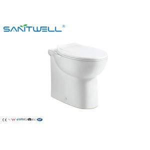 Cheap Chaozhou Popular Models Round P trap Washdown Rimless WC Back To Wall Toilet for sale