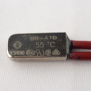 BR-A1D 90℃ 55℃ 250V 5A Thermal Protector with Epoxy resin Seal 6,000 cycles life