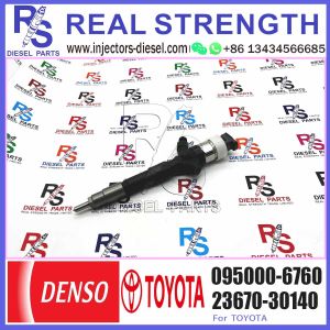 China Common Rail Fuel Injector 23670-30140 095000-6760 for 1KD/2KD-FTV on sale