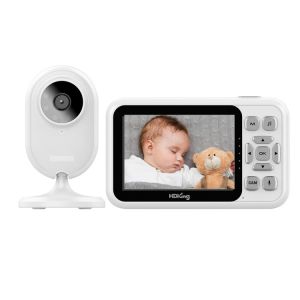 Cheap 3.5&quot; 720P Baby Monitor Cry Warning Temperature Test Alarm Setting Babyphone for sale