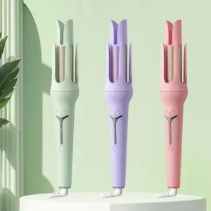 Salon-Grade Curling Iron 2-in-1 Hair Curler and Straightener with Fast Heat-up