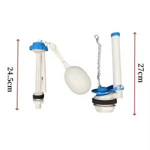 Toilet Water Tank Fittings Adjustable Fill Valve With Adjustable Overflow Pipe