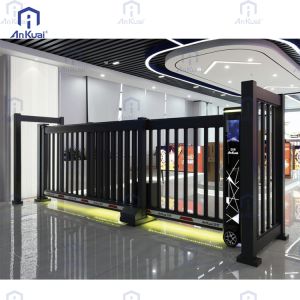 Ankuai Secure Retractable Sliding Gate: Auto-Telescopic Driveway Access Gate
