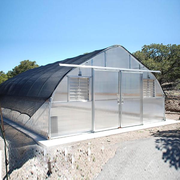 Economical Low Cost Plastic Film Single-span Poly Tunnel Galvanized Greenhouse Tent