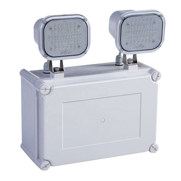 Quality High Lumen 2x6W LED Twin Spot Emergency Light with 3-Year Warranty and 50000 Hours Lifespan wholesale