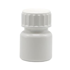 Customized Logo 30ml PE White Pill Medicine Bottle with Screw Cap High Durability