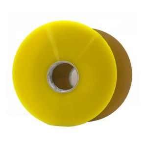 Custom Industrial Bopp Packing Tape Heavy Duty Transparent Lemon Color