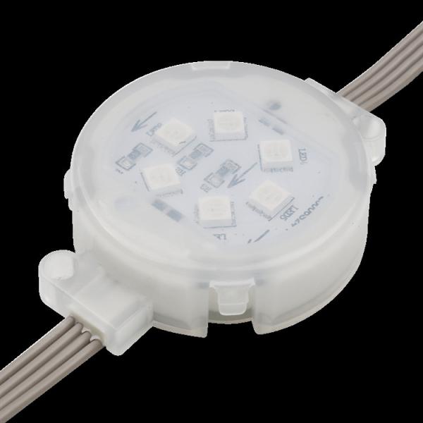 Quality Outdoor Waterproof IP67 LED Point Light 1.5W Smd5050 DC24V 50mm RGB DMX512 wholesale