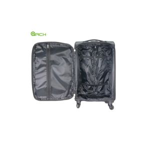 Twill Polyester Checked Luggage Bag With Front Pockets