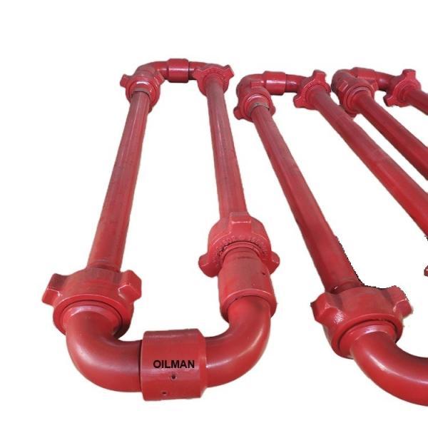 Quality API 16C 2" Chiksan Cementing And Circulating Hose Loop FIG 1502 105MPa wholesale