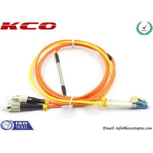 Mode Condition Fiber Optic Patch Cord / FC to LC Multimode Duplex Fiber Optic