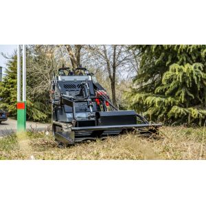 Skid Steer Loader Attachments Lawn Mower Attachment For Mini Loaders For Skid