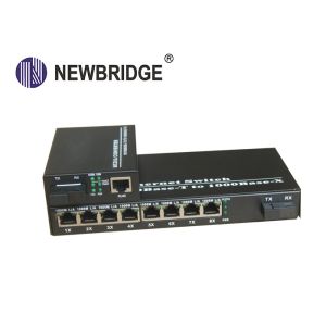 10 100 1000M Media Converter Single Mode Ethernet fiber converter