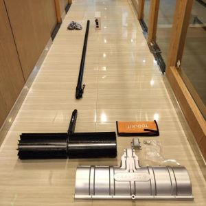 200W 5.4M PBT Solar Panel Cleaning Rotating Brush With ISO Certified