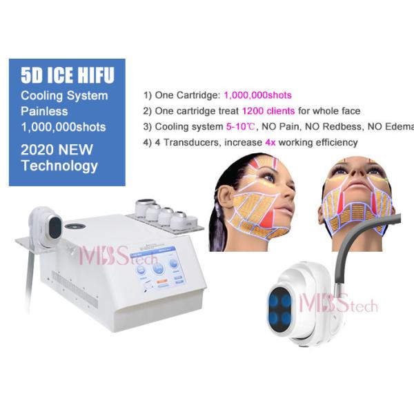 Fda Approval 5D ICE Ultrasonic Hifu For Skin Tightening