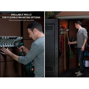 Plywood Material Flat Pack WPC House With Heavy - Duty Floor / Robust Ceiling