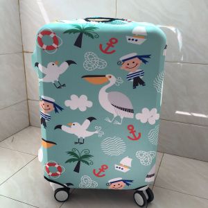 Anti Scratch Luggage Protective Cover Non Slip Multiscene Various Colors