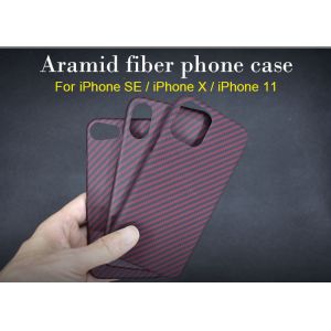 Paper Thin Matte Aramid Fiber Phone Case For iPhone SE