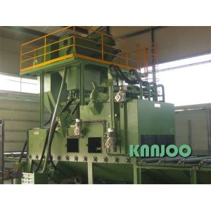 Steel Structure Roller Conveyor Shot Blasting Machine Surface Cleaning
