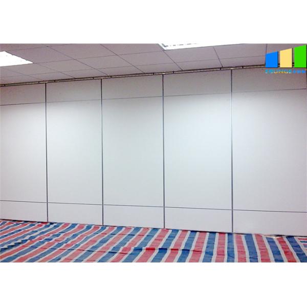 Quality White Melamine Movable Partition Walls Aluminum Frame Folding Panel Customized Office wholesale