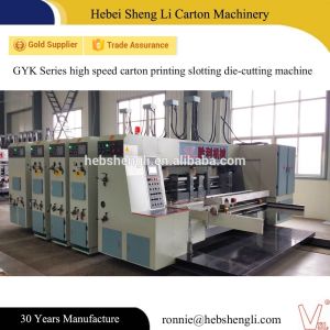 Industrial Flexo Printing And Die Cutting Machine For Corrugated Carton