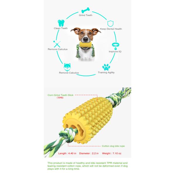 High-quality Clean Yellow Corn Molar Rod For Pet Animals With Customization
