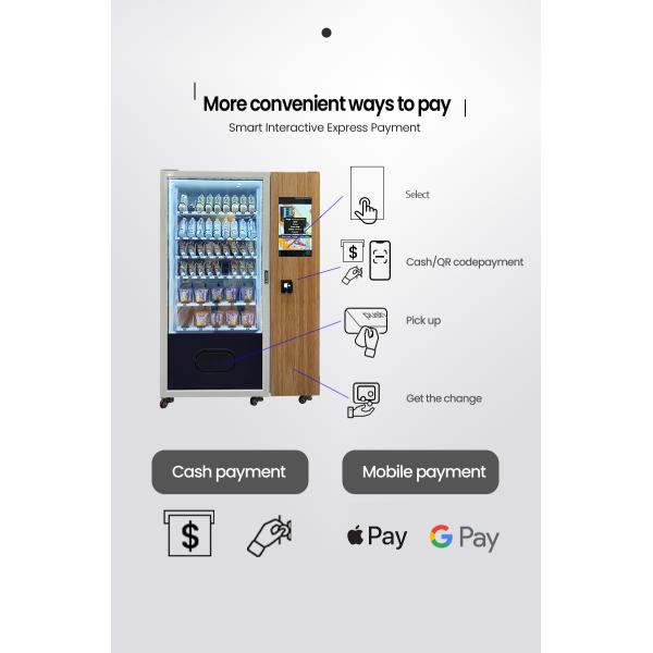 Self Service Snack Beverage 662 Cold Drinks Vending Machine