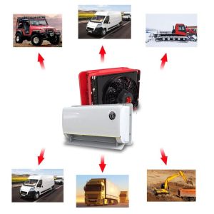 Factory Sell Electric Scroll Compressor Cooling 12V Parking Split Air Conditione