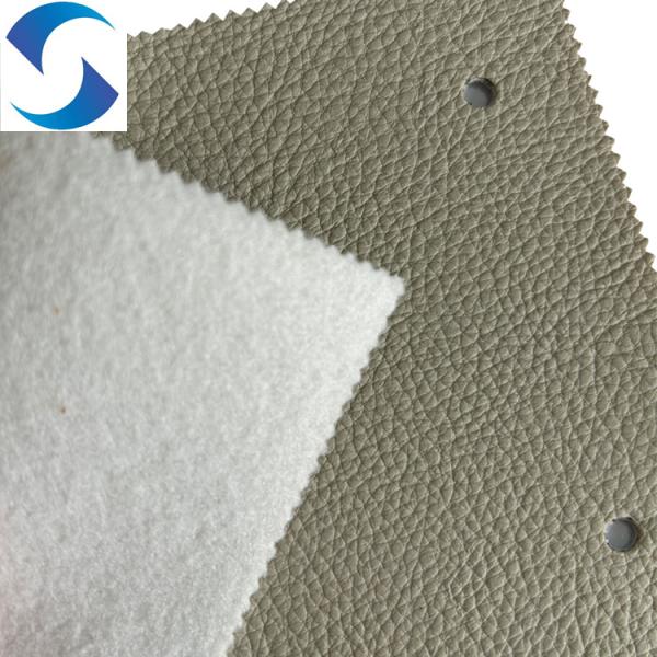 Quality 55/62 Width Faux Leather Fabric with Embossed Pattern available wholesale