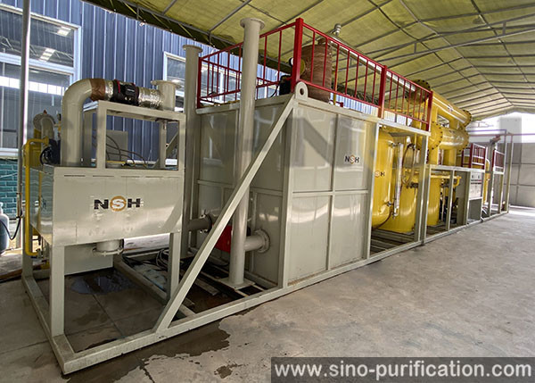 Quality 2T/D Industrial Distillation Waste Oil Purifier Degassing wholesale