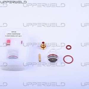 TIG Welding Torch Stubby Gas Lens 12 Pyre Glass Cup Clear Nozzle Kit For WP-17