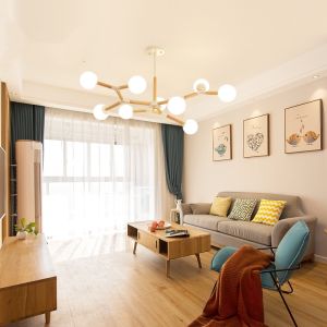 Creative Wooden Chandelier with glass bubble chandelier Sptnik Spider Chandelier