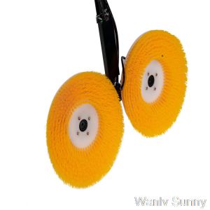 Customizable 3.5m Solar Panel Cleaning and Protection Brush with Double-Disc