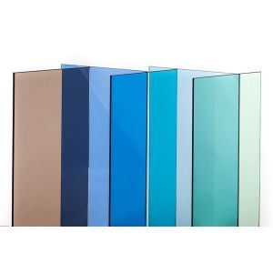 Custom Tinted Clear Float Glass 12mm BS6202 Certificated